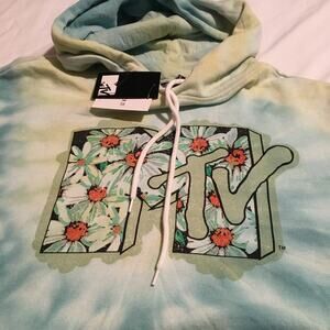 MYV cropped tie dye hoodie size L NEW WITH TAG